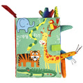 Livre tissu bébé Bouni — animal queue grelot éveil sensoriel
