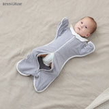 Gigoteuse nouveau-né anti-sursaut mains levées coton - turbulette emmaillotage couverture bébé