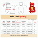 Combinaison pyjama bébé flanelle cartoon - grenouillère licorne/lapin/dinosaure animal