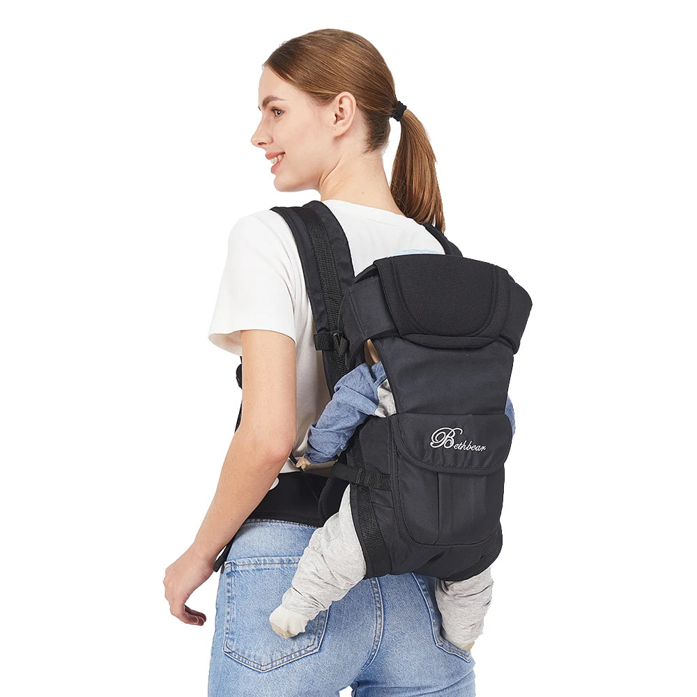 Porte-bébé ergonomique — vue face | Bouni