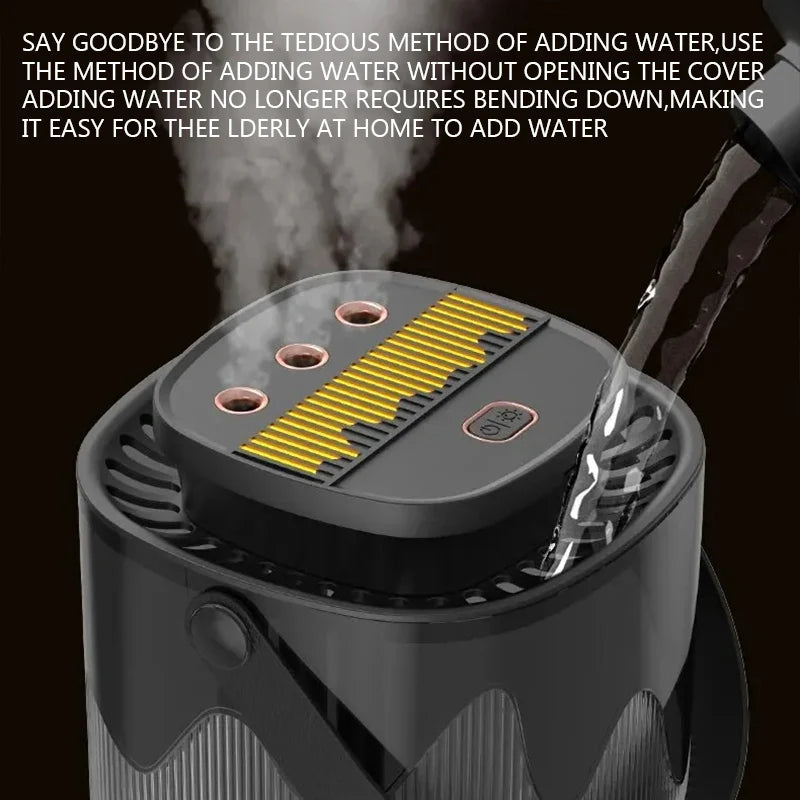 Humidificateur diffuseur d'arômes 3L Mybooni — 3 buses, 12h autonomie, mode nuit