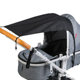 Pare-soleil poussette universel protection UV - voile carrosserie landau siège auto visière soleil