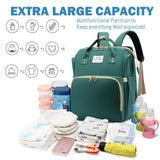 Sac à langer pratique pour couches lingettes et vêtements bébé