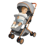 Poussette avec moustiquaire jusqu'à 20 kg panier rangement 4 roues pliable