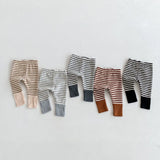 Legging rayé multicolore bébé Mybooni — Garçon et fille automne