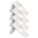 Verrou tiroir bébé sécurité anti-coincement - serrure placard plastique blanc protection enfant