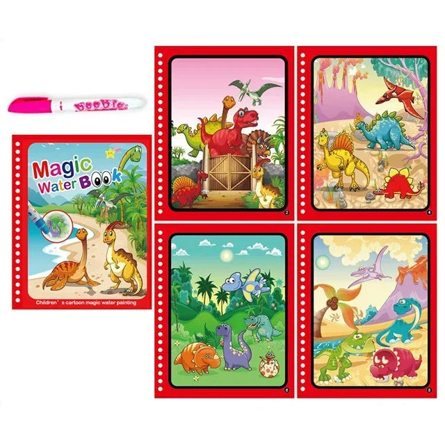 Cahiers coloriage magiques à l'eau Mybooni — Jouet Montessori éducatif 2-4 ans