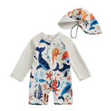 0-5Years Kids Boy Rash Guard Swimsuits Shark Pr — vue complémentaire 11