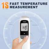 Thermomètre infrarouge sans contact — utilisation sur enfant et adulte °C °F commutable