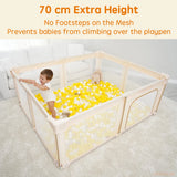 Parc bébé pliable PANGDUBE Mybooni — Grande aire de jeu avec barrière
