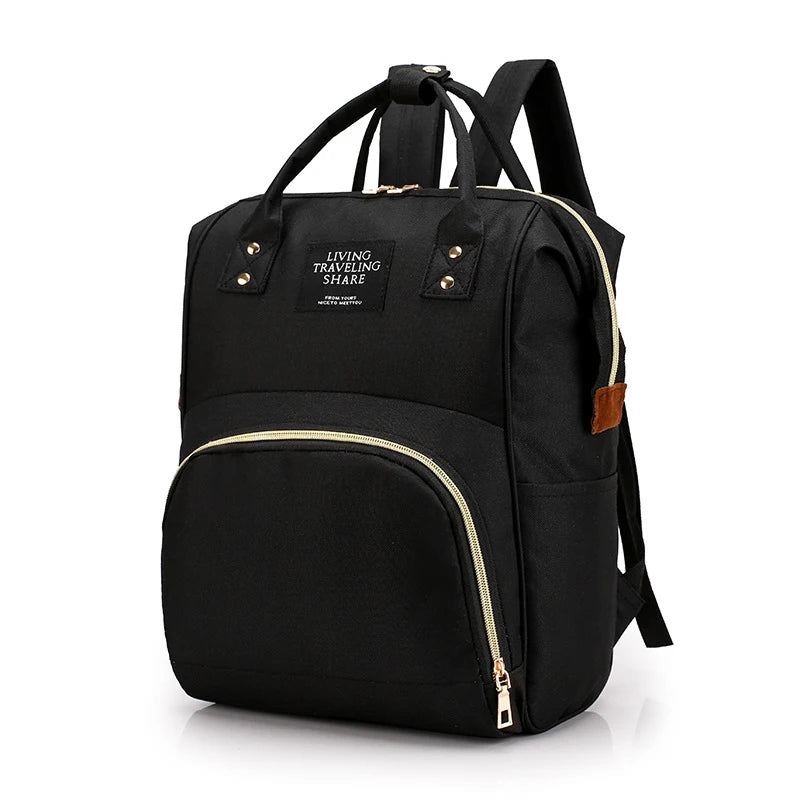 Sac maman toile grande capacité isotherme multifonction