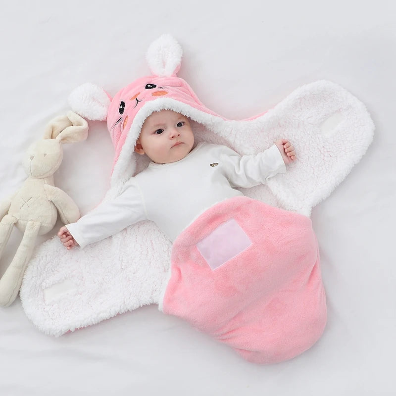 Gigoteuse bébé douce automne hiver Mybooni — Couverture cocon flanelle 0-9M