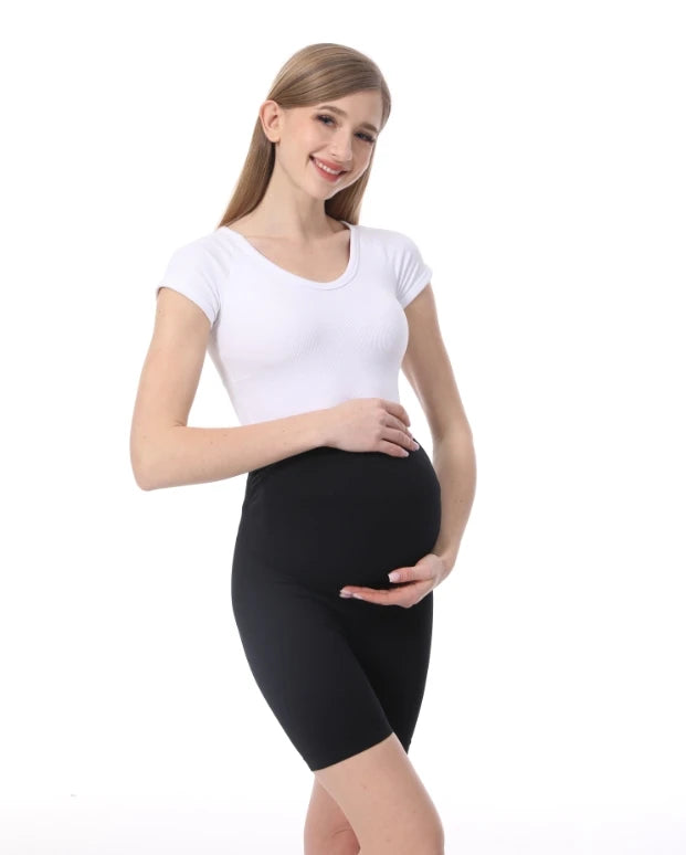Legging maternité taille haute soutien ventre gainant grossesse