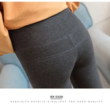 Legging maternité coton bas ventre taille basse - pantalon casual femme enceinte printemps-automne