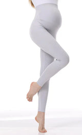 Legging maternité taille haute soutien ventre gainant grossesse