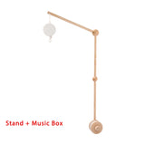 Mobile musical bois lit bébé Mybooni — Hochet suspendu boîte à musique