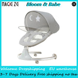 Balancelle bébé électrique automatique - chaise oscillante 5 points avec télécommande