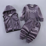Ensemble sweat capuche bébé Mybooni — Haut et pantalon automne hiver