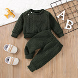 Ensemble bébé 2 pièces Mybooni — Haut manches longues et pantalon 7 coloris
