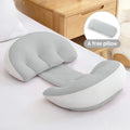 Coussin grossesse Gris en situation d'utilisation