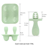 5 anneaux dentition bébé silicone BPA free - porte-aliments fruits légumes forme lapin anti-chute