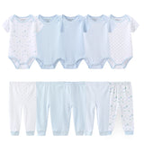 Coffret vêtements bébé 10 pièces Mybooni — Body et pantalon toutes saisons