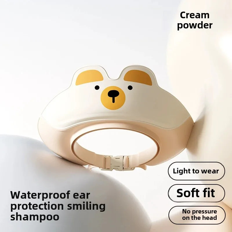 Bonnet de douche enfant imperméable protection oreilles cartoon