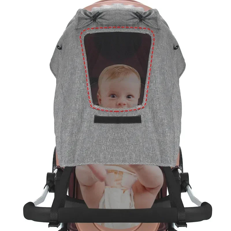 Protection solaire universelle Bouni — Poussette, siège auto et landau