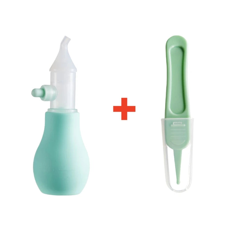 Aspirateur nasal silicone bébé - pompe aspiration nettoyeur nez enfant outil nettoyage nasal
