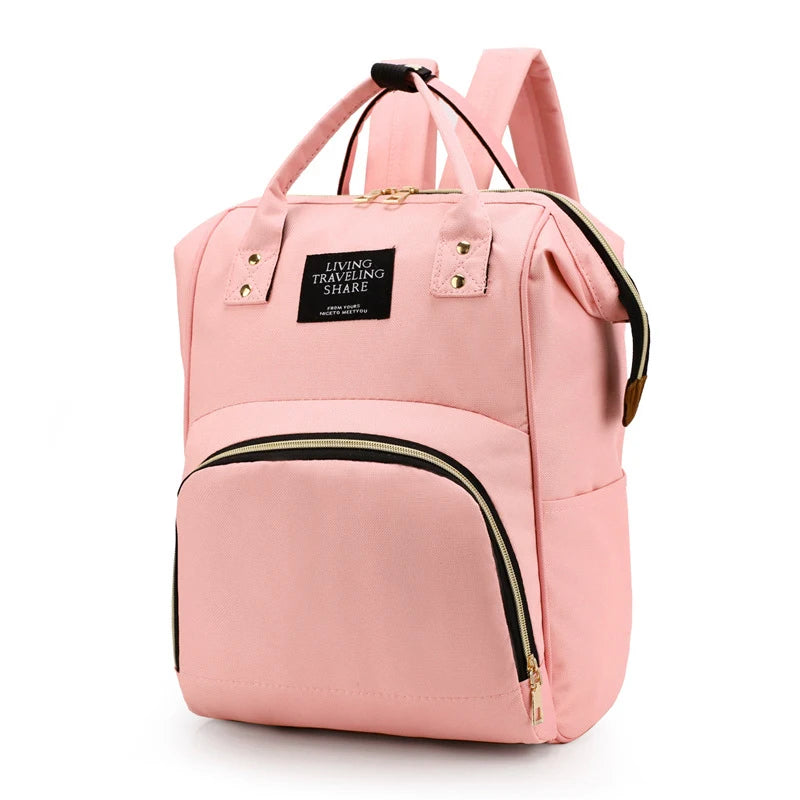 Grand sac maman toile Mybooni — Isotherme multifonction rangement bébé
