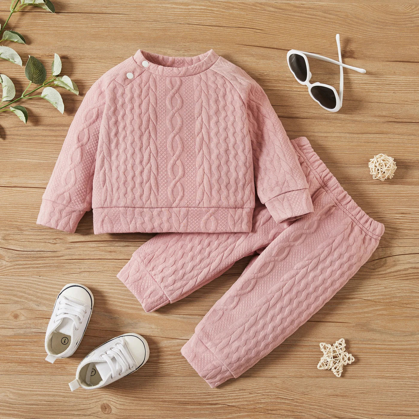 Ensemble bébé 2 pièces Bouni — Haut manches longues et pantalon 7 coloris