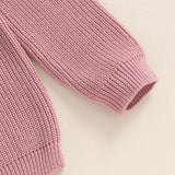 Pull tricoté assorti famille Mybooni — Mère et enfant broderie lettre