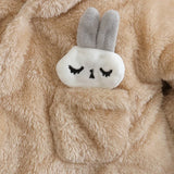 Combinaison bébé hiver peluche Mybooni — Motif chien-lapin 0-2 ans