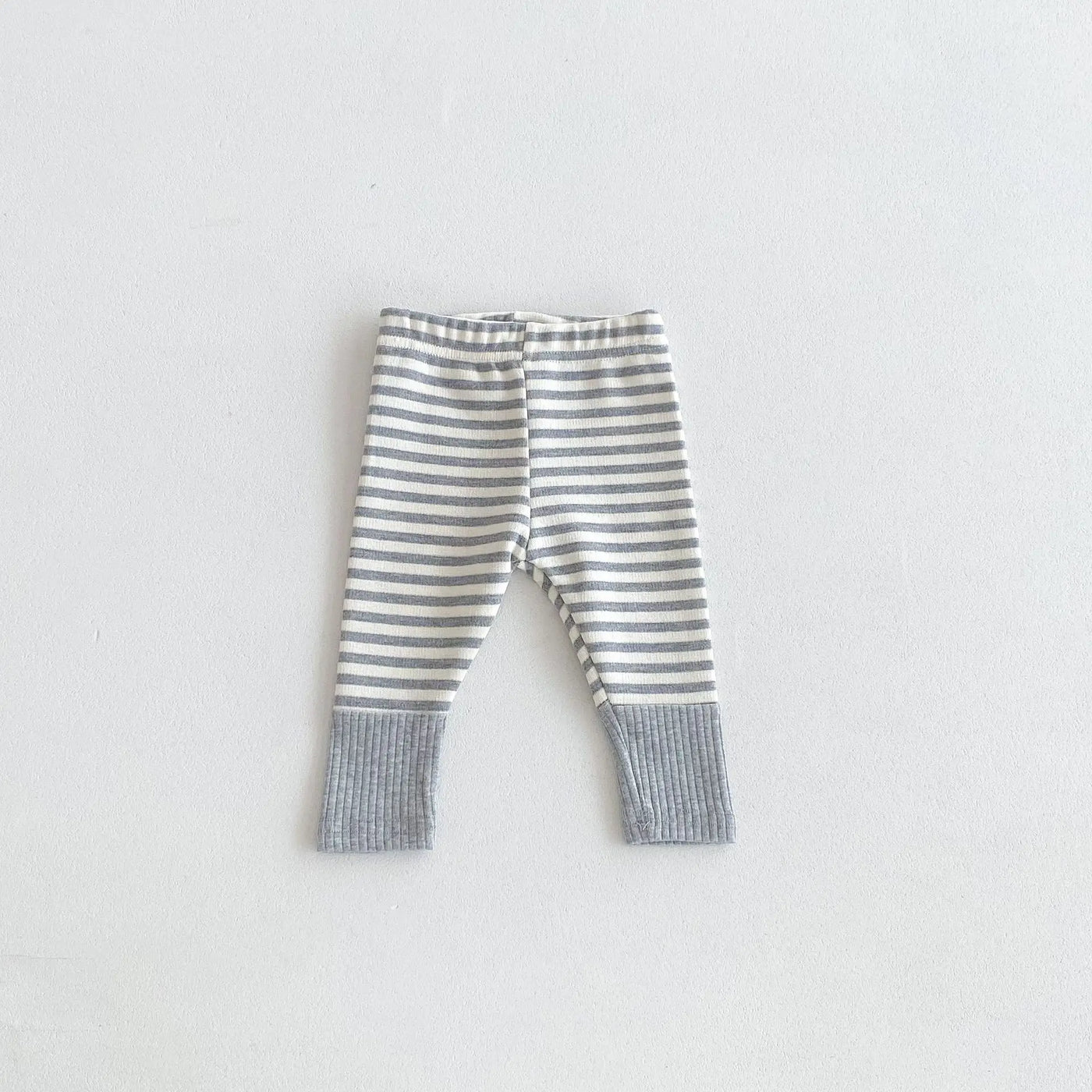 Legging bébé bicolore rayé automne - pantalon enfant couleurs bonbon 3-18 mois