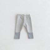 Legging rayé multicolore bébé Mybooni — Garçon et fille automne