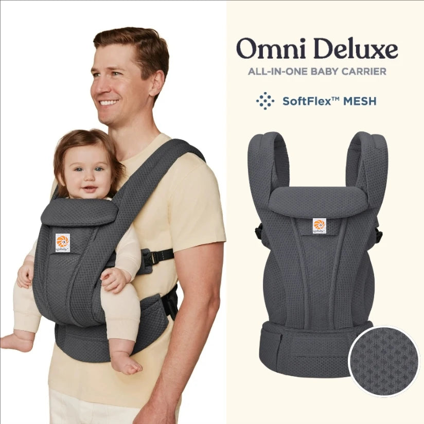 Porte-bébé ergonomique Omni 360° Mybooni — Sac à dos avec sangle et ceinture