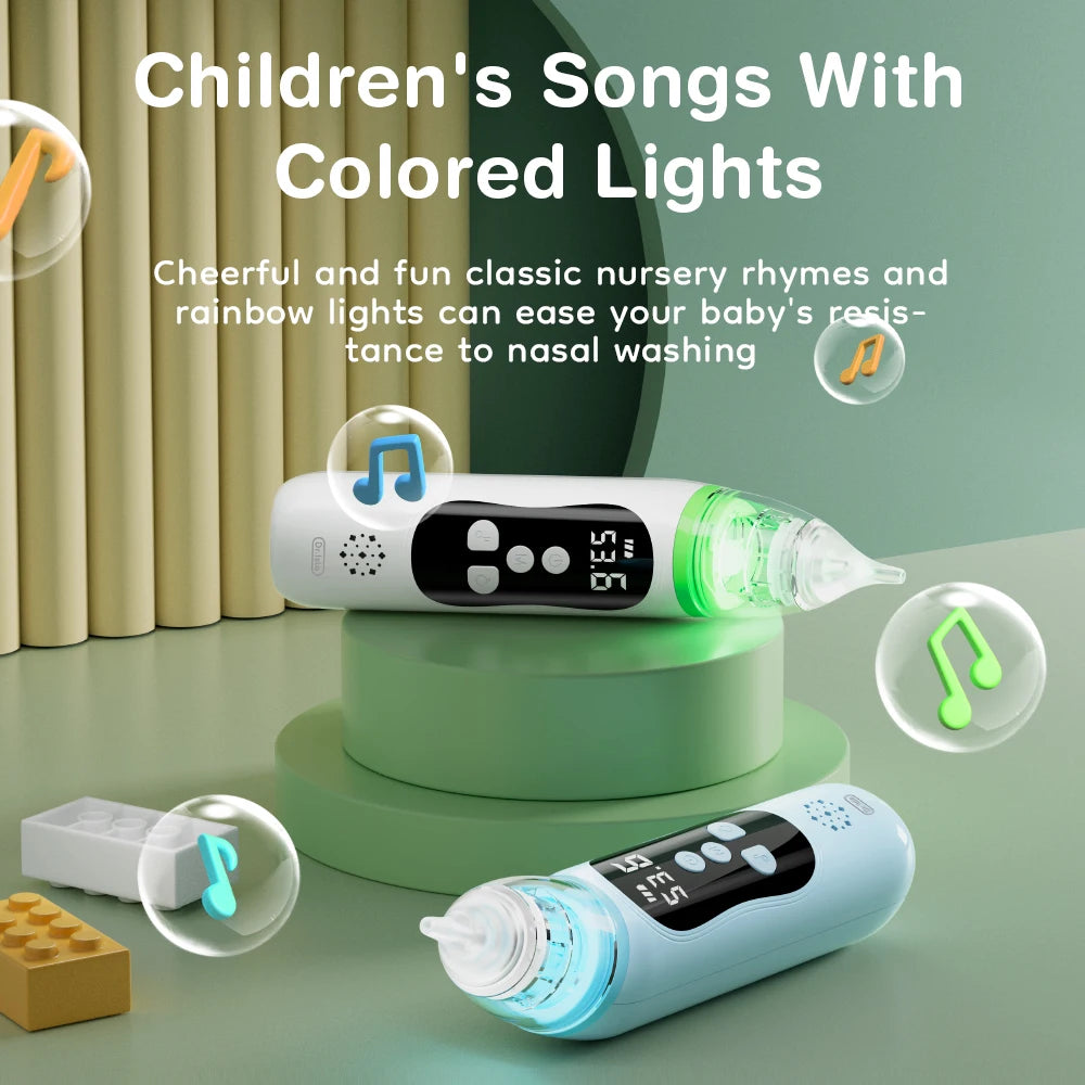 Aspirateur nasal électrique bébé MAMIJOY - 6 modes aspiration silicone grade alimentaire musique