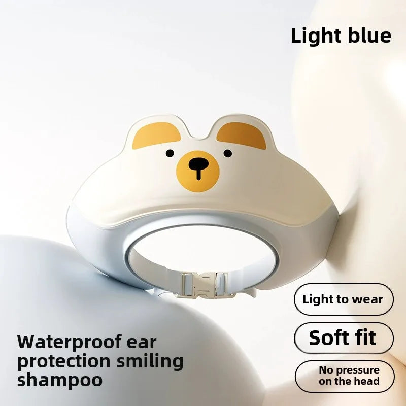 Bonnet de douche enfant imperméable protection oreilles cartoon
