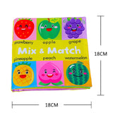 Livre tissu activités Montessori Mybooni — Noir et blanc bébé 0-12M