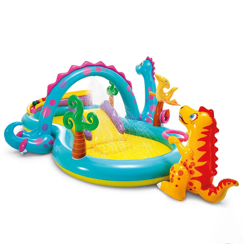 PVC Children's Inflatable Paddling Pool Crocodi — vue complémentaire 12
