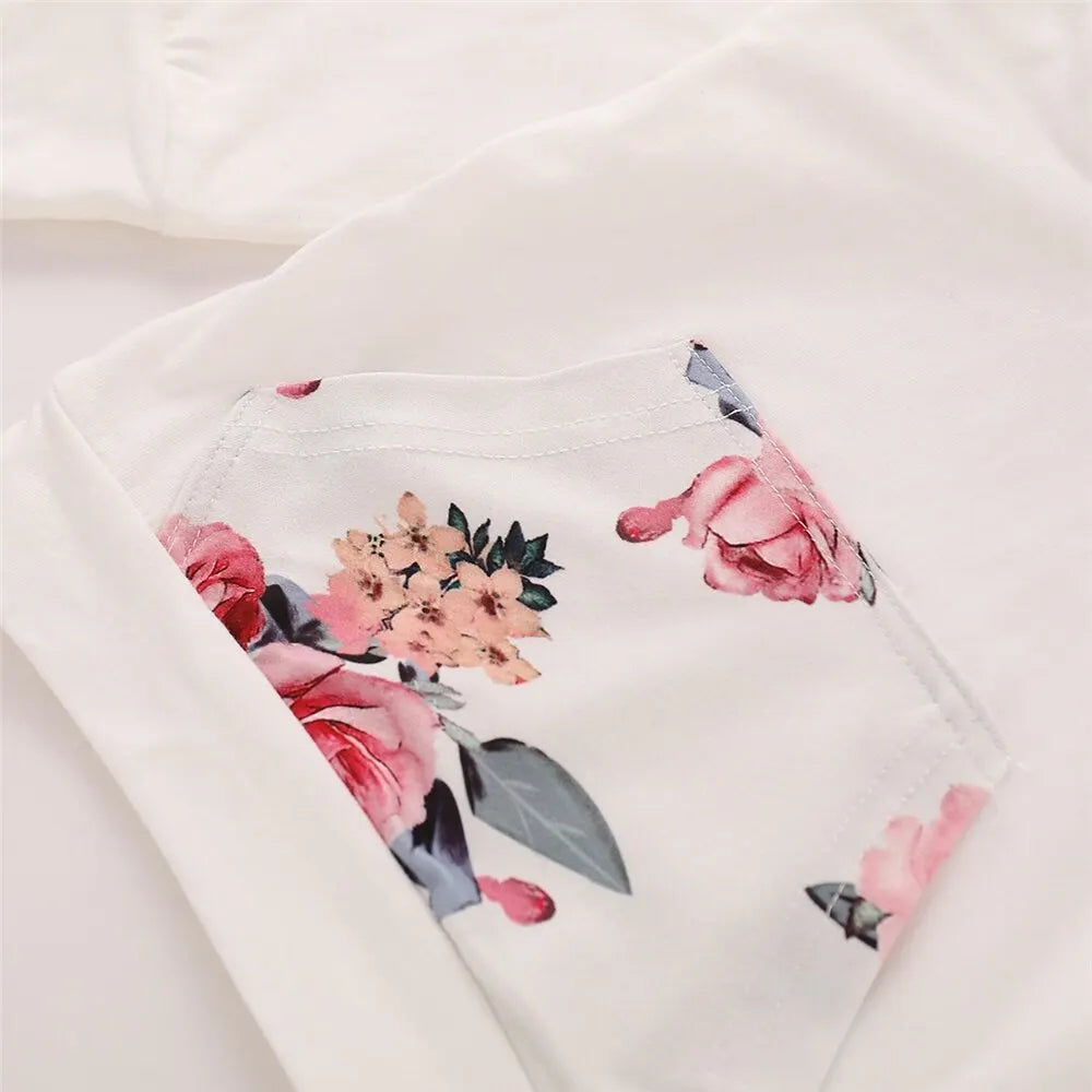 Vêtements bébé fille Bouni — ensemble 3 pièces fleuri