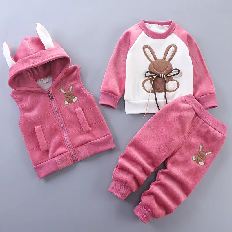 Ensemble sweat capuche bébé Mybooni — Haut et pantalon automne hiver