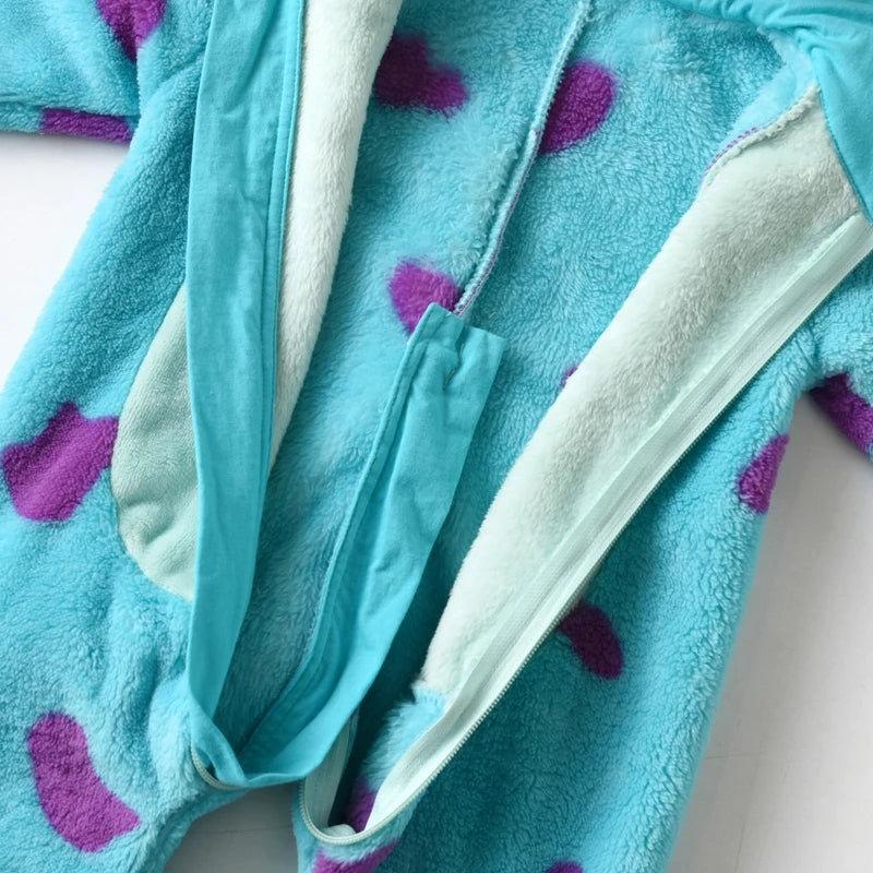 Combinaison hiver bébé Mybooni | Grenouillère polaire capuche corne 0-5 ans