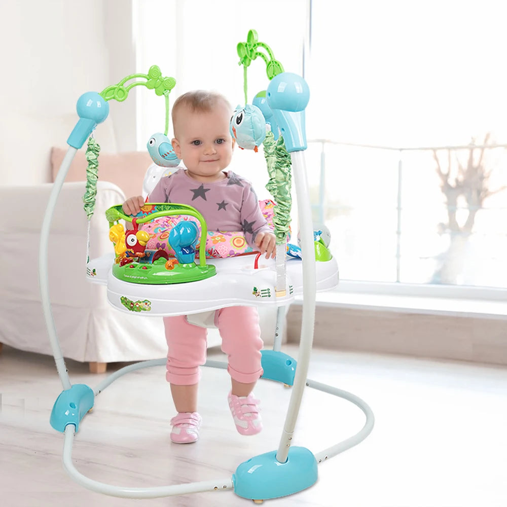 Siège sauteur bébé Mybooni — Balancelle et tapis d'éveil dès 9 mois
