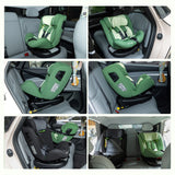Siège auto enfant ISOFIX réglable 0-12 ans - testé ADAC