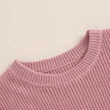 Family Matching Sweaters Mommy and Me Letter Em avec accessoires inclus | Bouni
