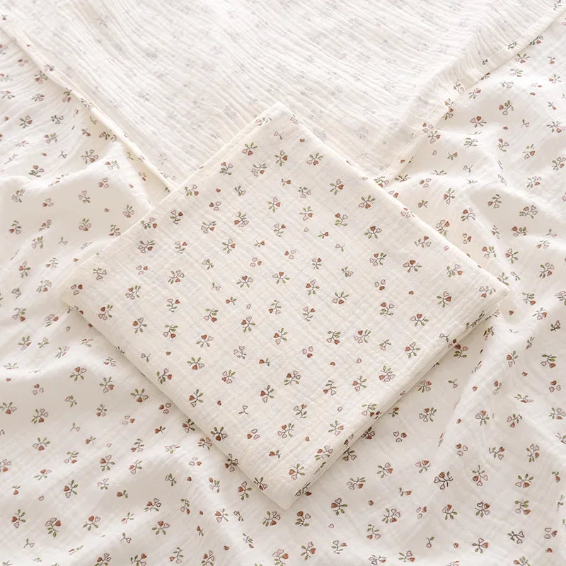 Couverture mousseline coton été pour nouveau-né