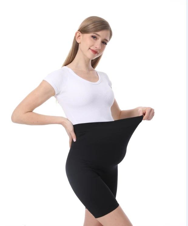 Legging maternité taille haute soutien ventre gainant grossesse