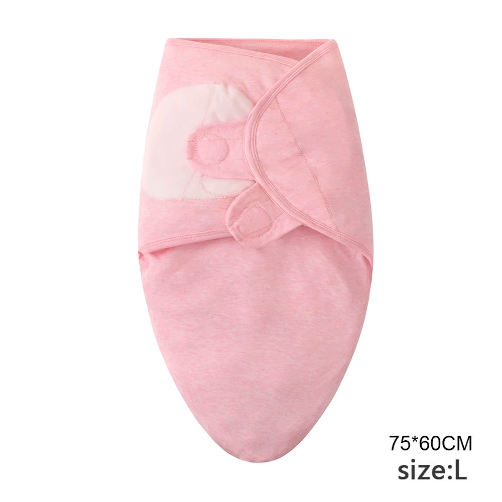 Ensemble couverture et bonnet pour nouveau-né en coton 0-6 mois