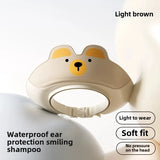 Bonnet de douche enfant imperméable protection oreilles cartoon